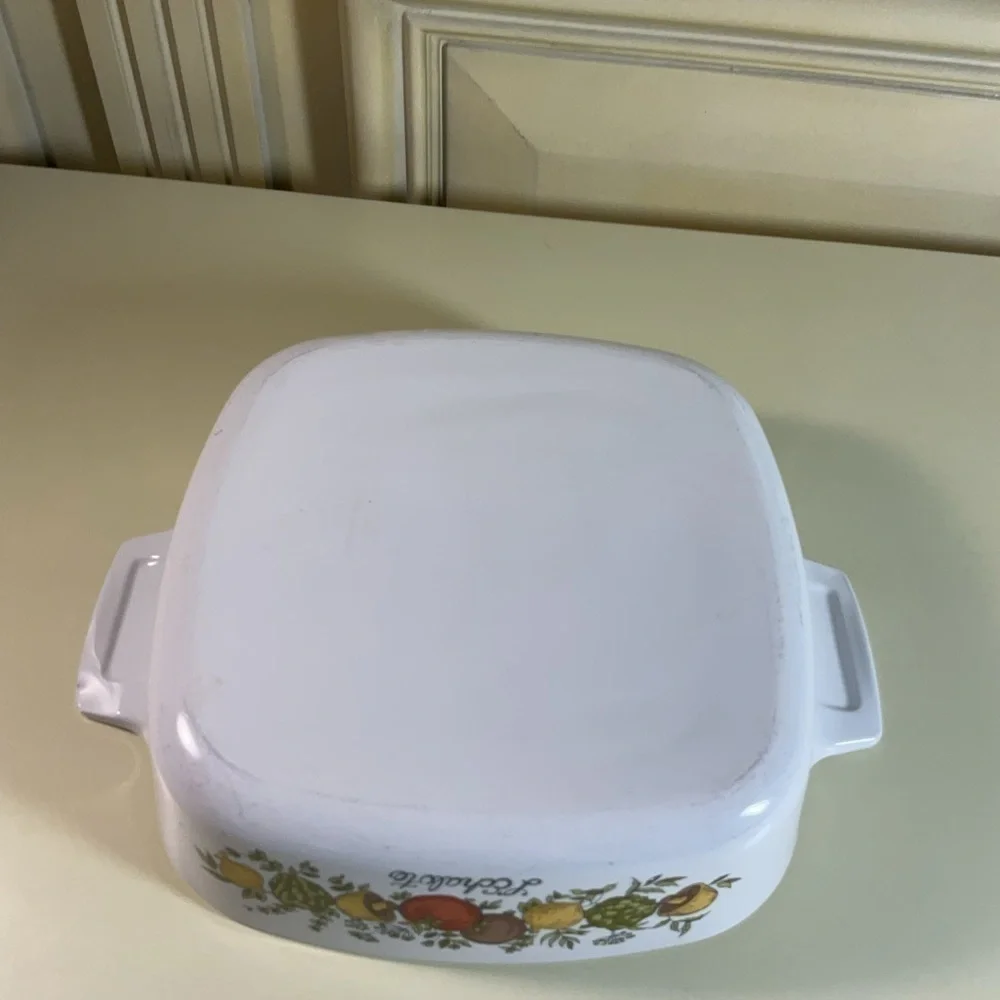 Vintage CorningWare Spice Of Life Le Romarin Casserole Dish Lid